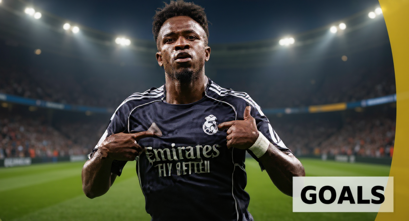 Vinicius brace keeps Barcelona waiting as Real Madrid beat Espanyol 2-0