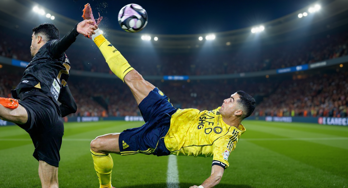 Cristiano Ronaldo wins Saudi Pro League 2025-26 Goal of the Season for stunning overhead kick