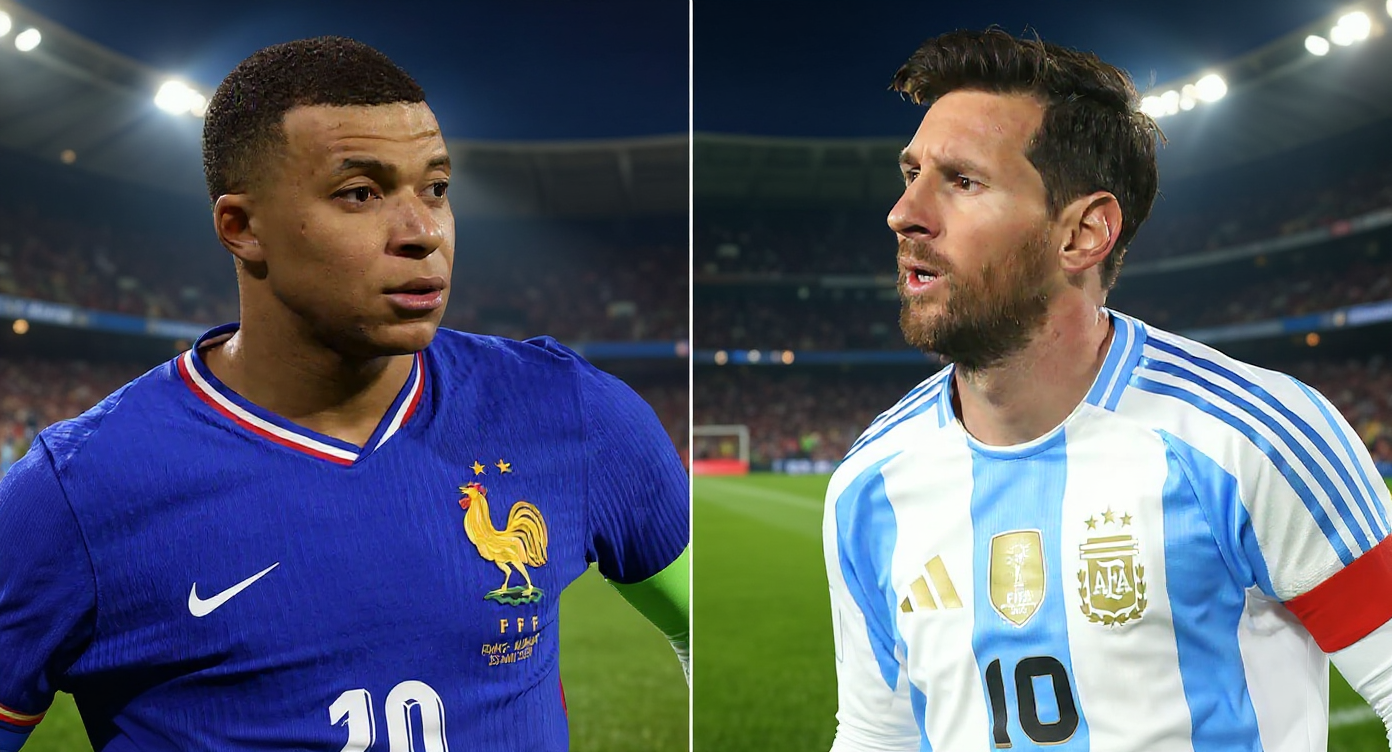 Kylian Mbappé open to World Cup final rematch with Lionel Messi as France prepare to face Senegal