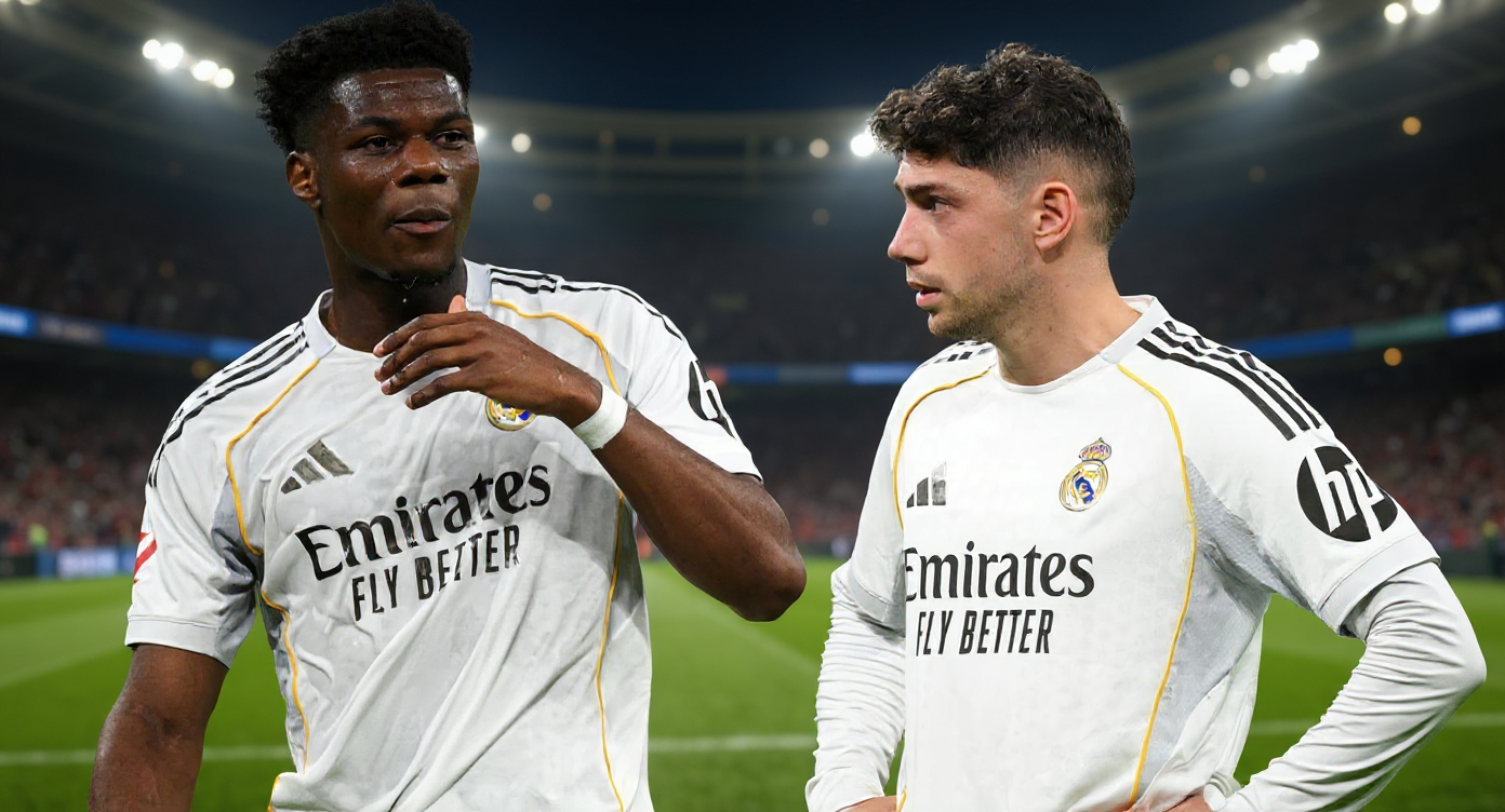 Aurelien Tchouameni apologises after training clash with Federico Valverde as Real Madrid