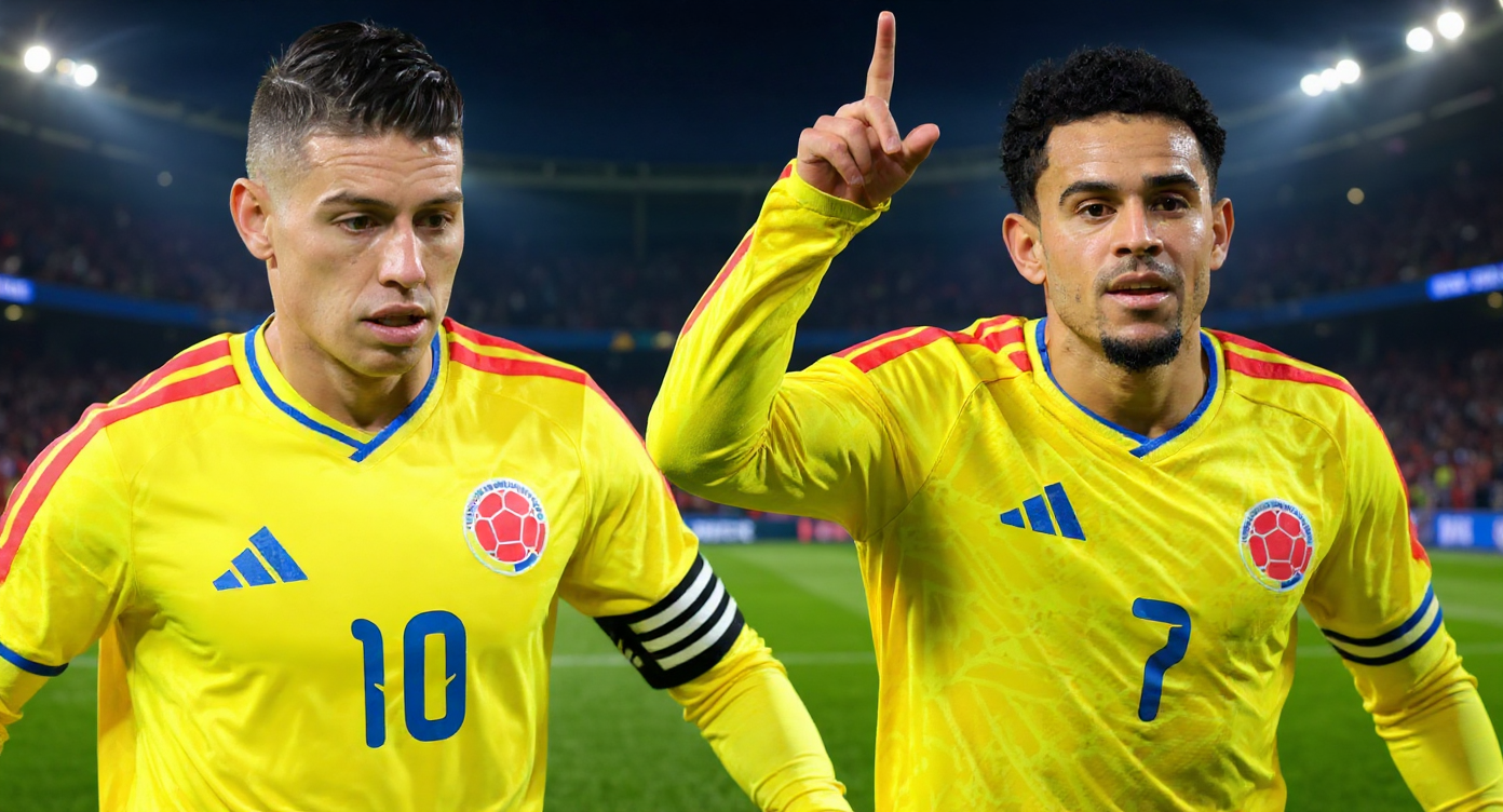 James Rodríguez and Luis Díaz lead Colombia's 55-man preliminary World Cup squad