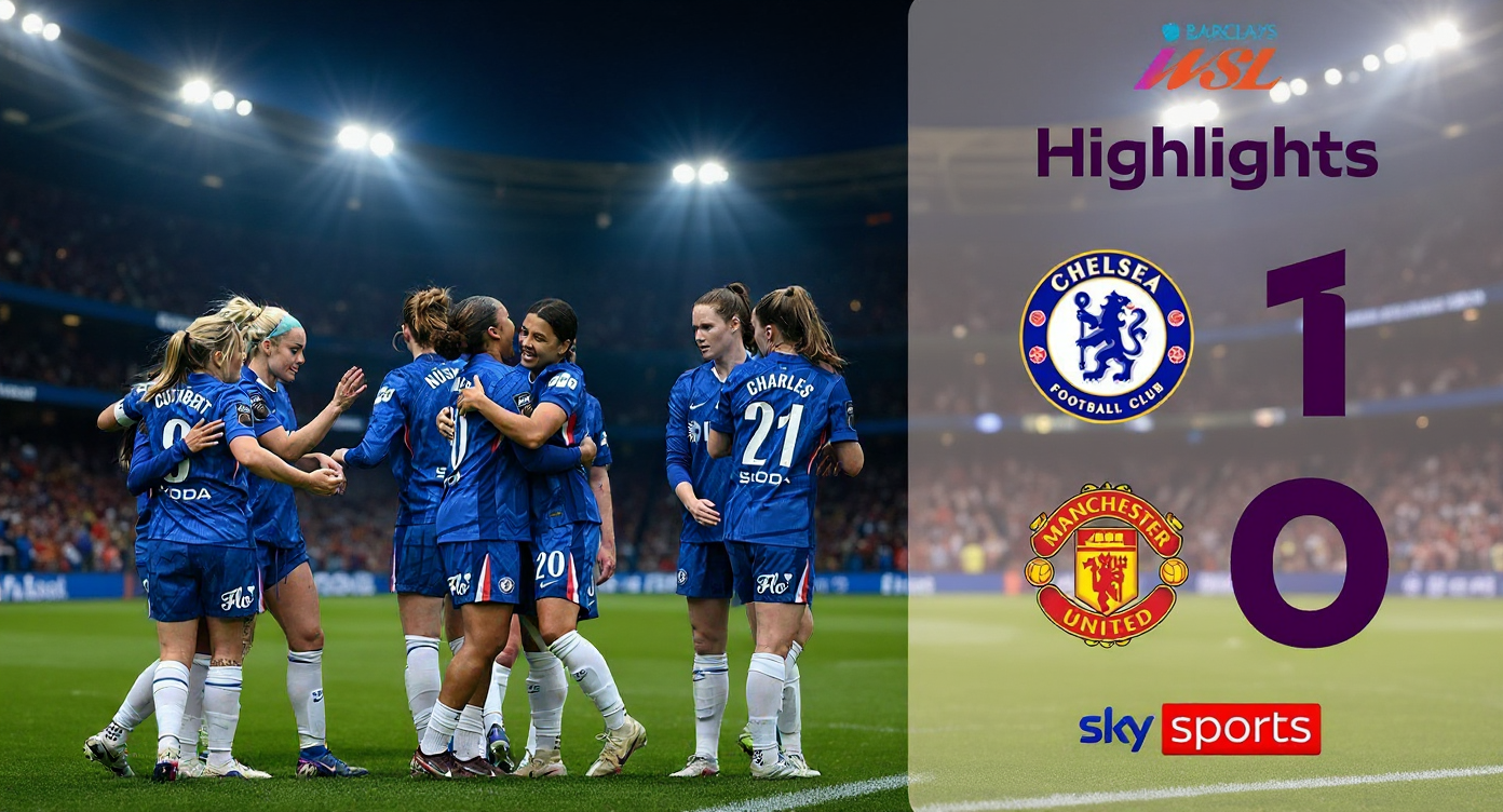 Sam Kerr seals Chelsea's season with goal as Blues finish third in WSL