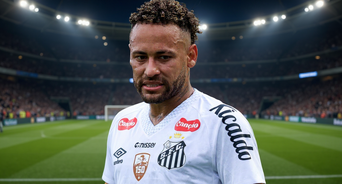 Neymar left out of Santos squad for Palmeiras derby as club manages his workload