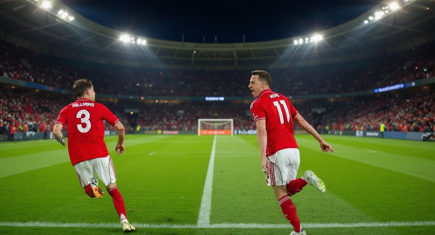 Chris Wood header gives Nottingham Forest 1-0 first-leg lead over Aston Villa in Europa Le