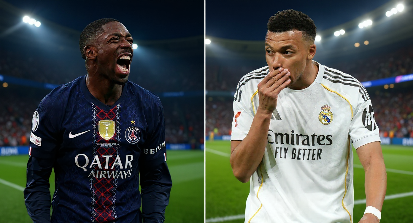 Ousmane Dembélé’s trophy haul now edges Kylian Mbappé after PSG’s 2026 Champions League win